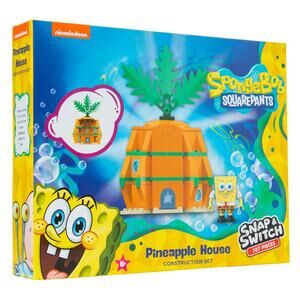 SpongeBob SquarePants Pineapple House Snap & Switch Construction Set 97 Pc NIB